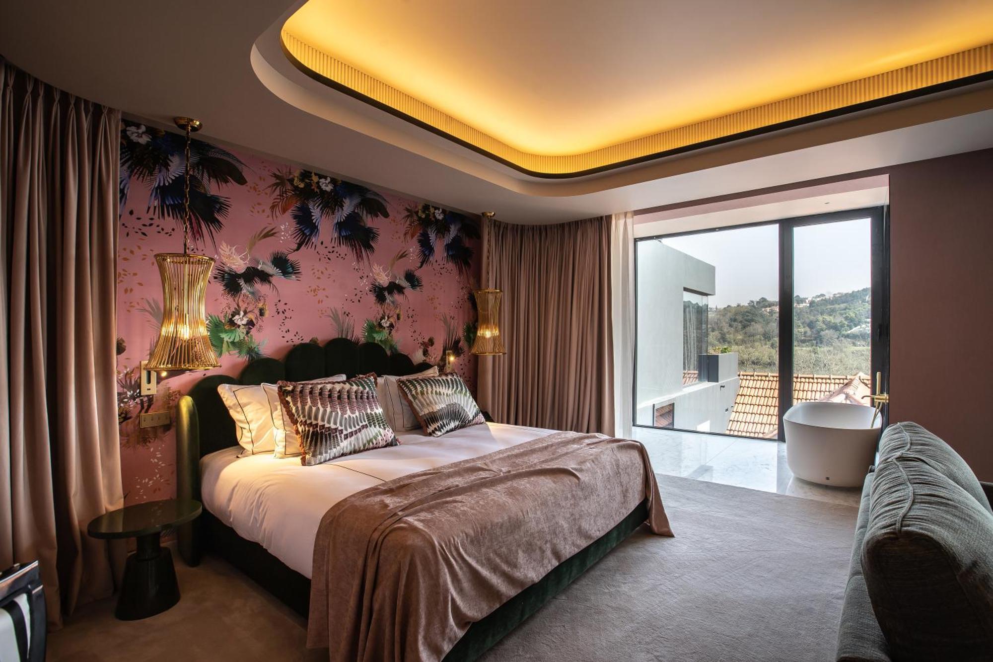 Vinha Boutique Hotel Vila Nova de Gaia Exterior foto A bedroom at the hotel